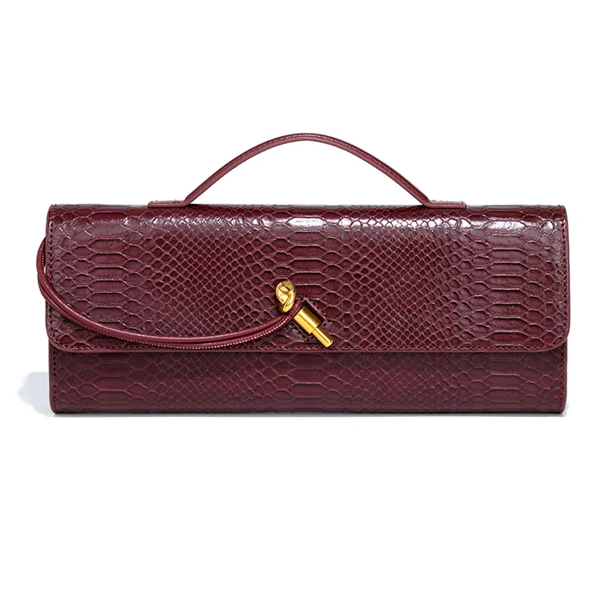 Burgundy Bag Cherry Red Envelope - M