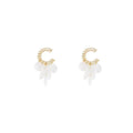 C- Ring Shell Tassel Delicate Earrings Women - electronic accessories