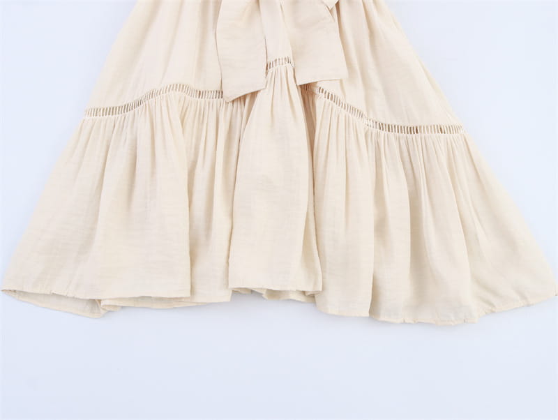 Elegant Slim-fit Wrinkle Effect Long Sleeve V-neck Dress