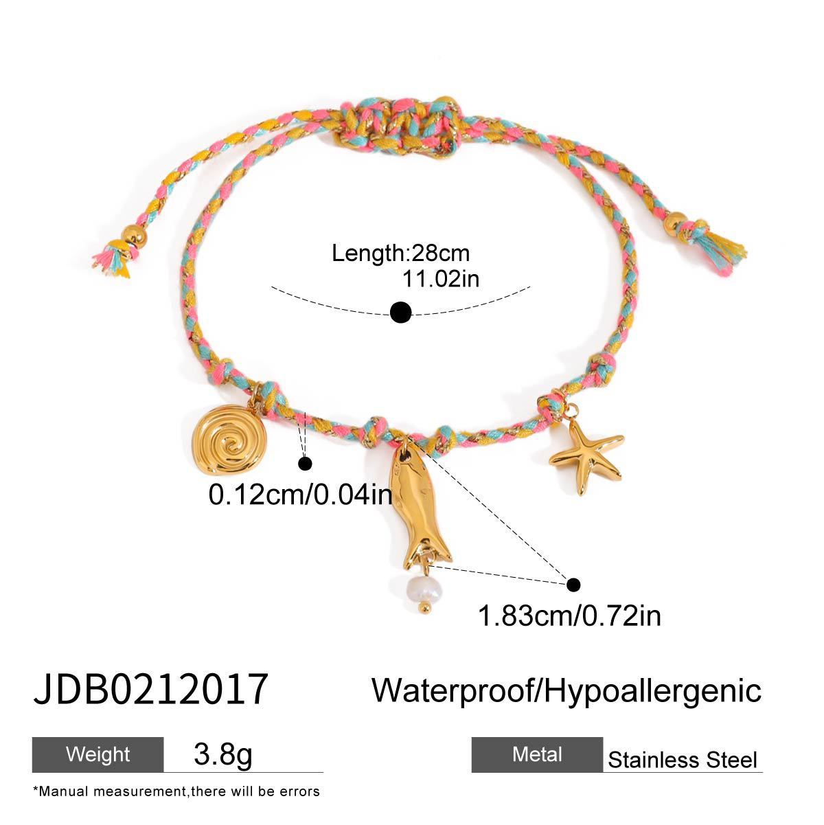 Marine Woven Diy Bracelet Stainless Steel - Norellé