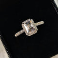 Korean Style Ornament Niche Personality Ladder T Square Zircon Open Ring - Norellé