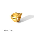 Women's 18K Gold Stainless Steel Ring - Norellé