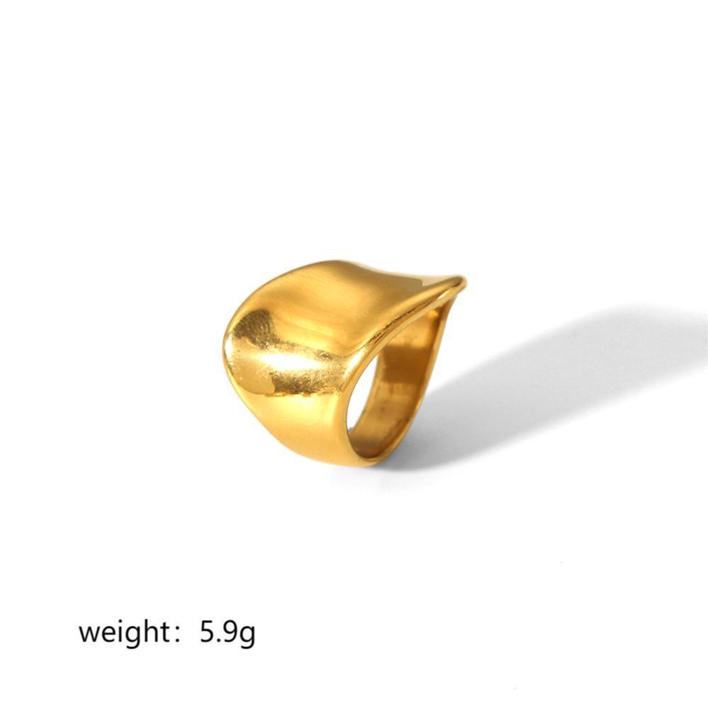 Women's 18K Gold Stainless Steel Ring - Norellé
