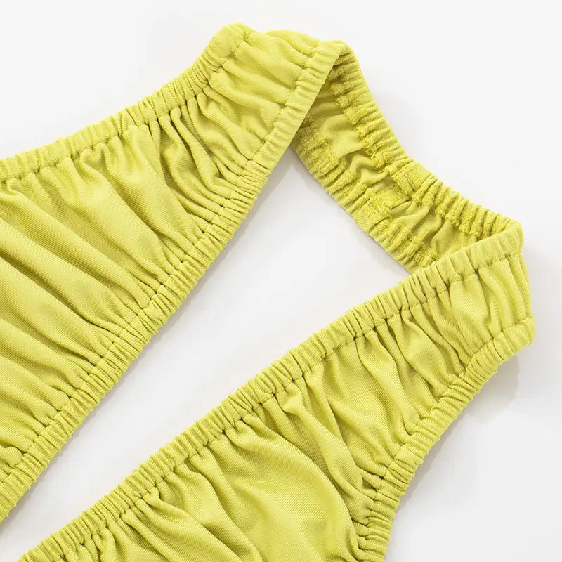 Women’s V-neck Pleated Backless Camisole