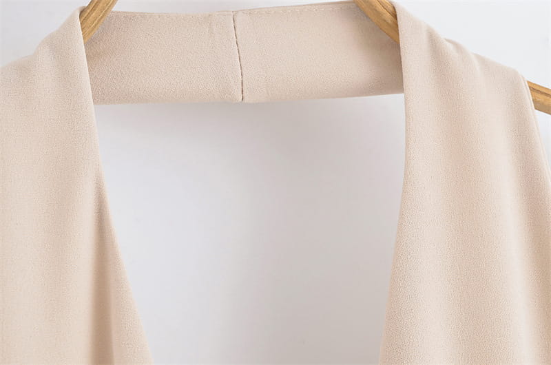 Summer Lace-up Hanging Collar Sleeveless Dress