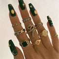 Women's Vintage Water Drop Diamond Ring Suit - Norellé
