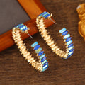 Rainbow Full Diamond Female Sexy Refined Wild Earrings - Norellé
