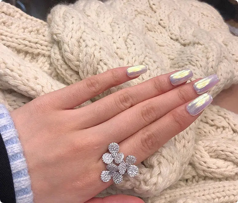 Clover Female Opening Sweet Instafamous All-match Ring - Norellé