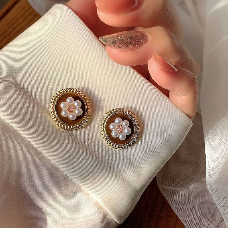 High-grade Pearl Vintage Tassel Earrings - Norellé