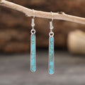 Simple Jewelry Turquoise Earrings Fashion Geometry Pattern - Norellé