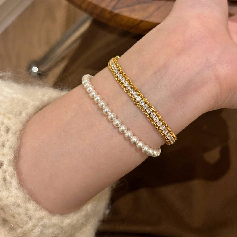 Twist Full Diamond Bracelet Fashion Special-interest - Norellé