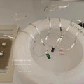 Ins Girl Special-interest Design Color Rhinestone Snake Bones Chain - Norellé