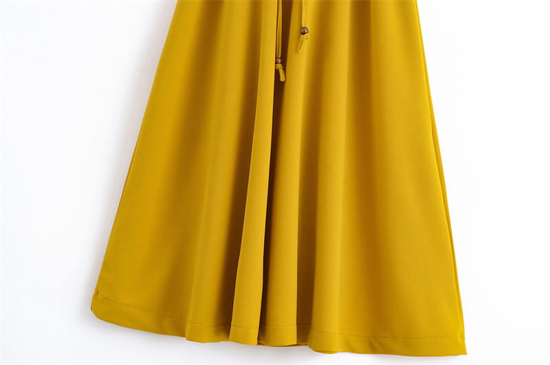 Summer Lace-up Hanging Collar Sleeveless Dress