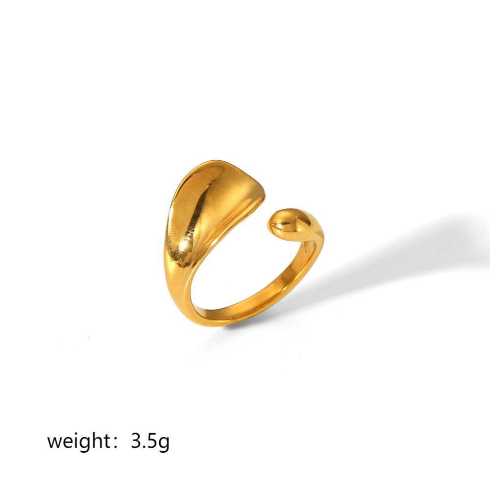 Women's 18K Gold Stainless Steel Ring - Norellé