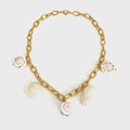 Personality Stylish Metal Chain Conch Shell Necklace - Norellé