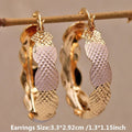 Copper Material Graceful Personality Simple Earrings - Norellé