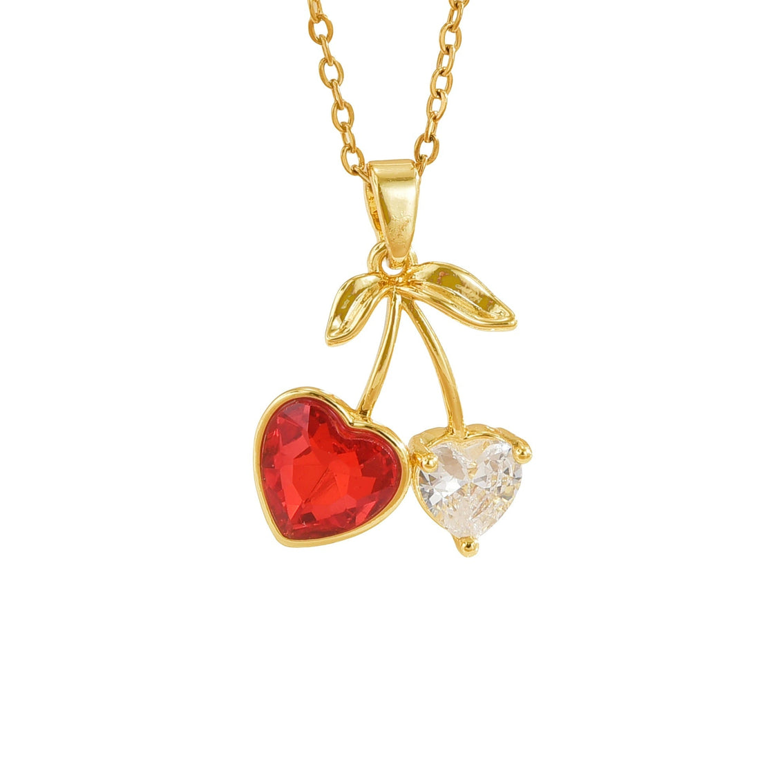 Women's Cherry Necklace Does Not Fade High-end Pendant Versatile Clavicle Chain - Norellé