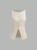 Women's Single-Breasted Cinched Waist Camisole - Norellé