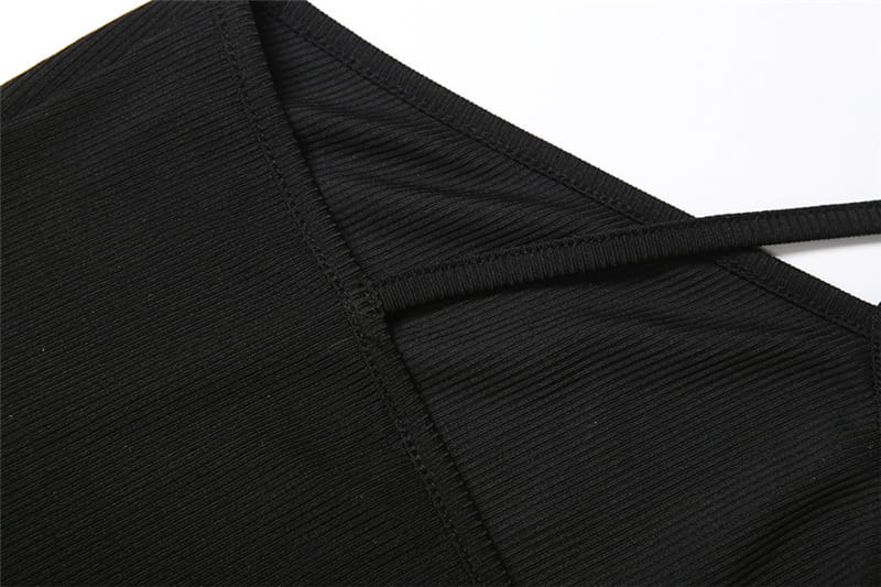 Solid Color Simple One Shoulder Backless Fishtail Dress