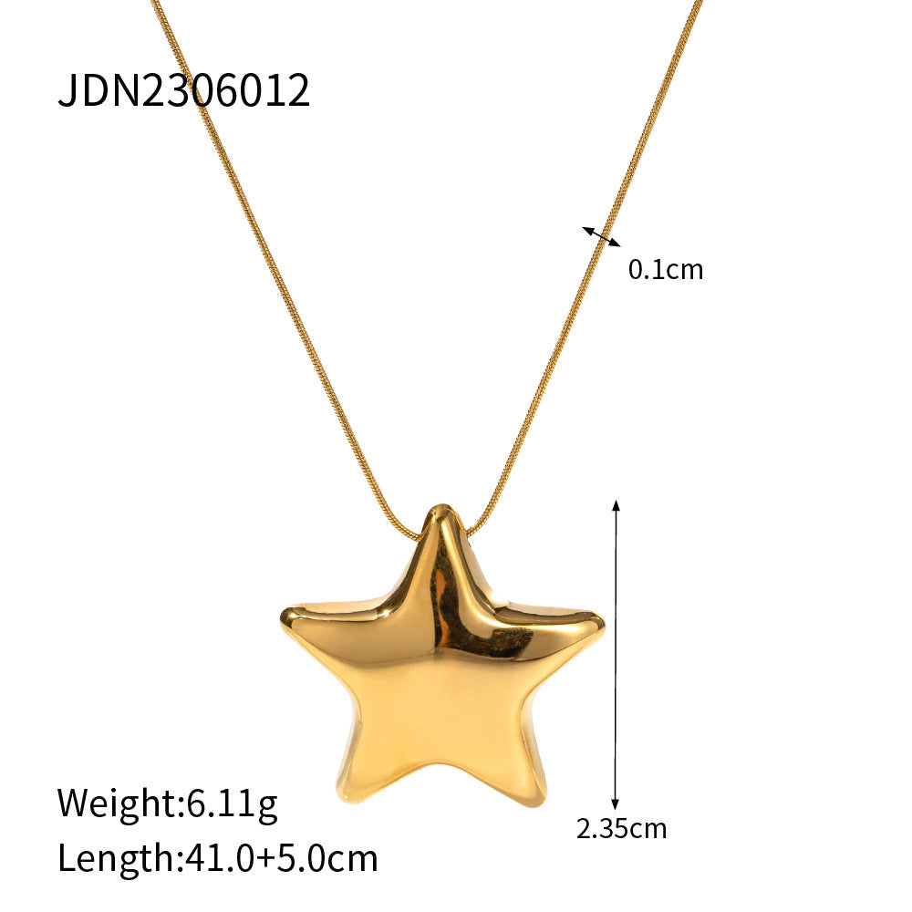 Stainless Steel Design Necklace Niche - Norellé