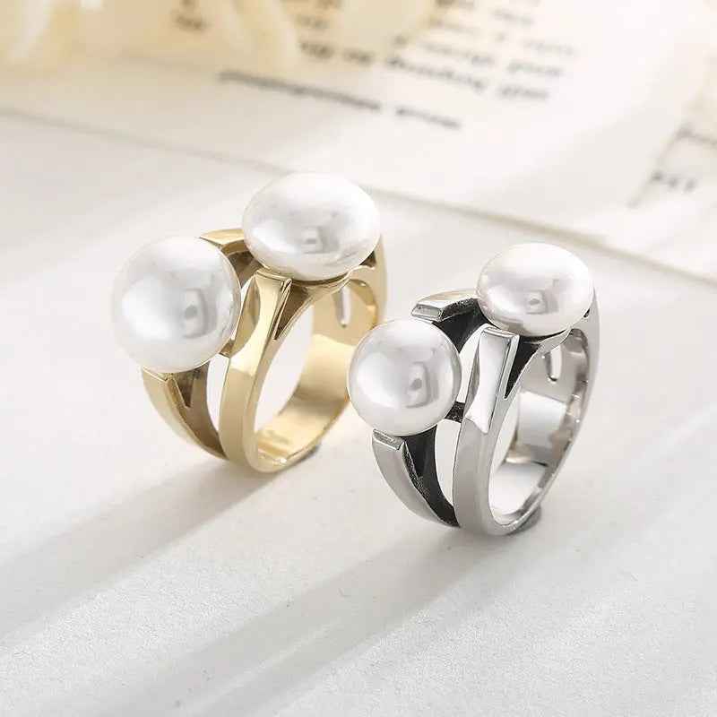 Unique And Elegant Stainless Steel Ring - Norellé
