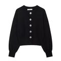 Cardigan Sweater Women’s Knitwear - black / S