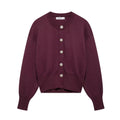 Cardigan Sweater Women’s Knitwear - Burgundy / S