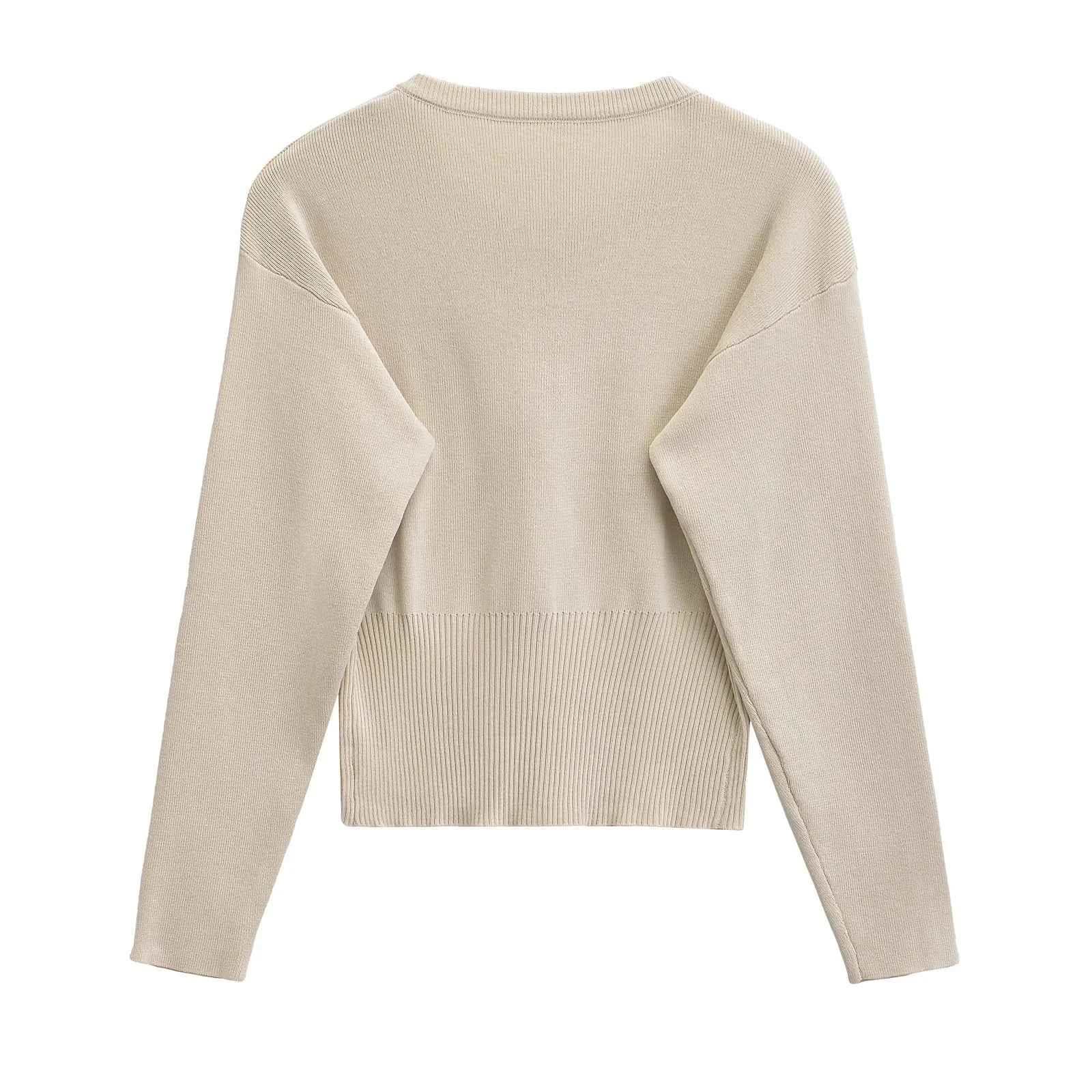 Cardigan Women Sweater Button Long Sleeve