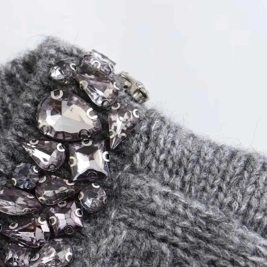 Cardigan Women's  Round Neck Short Sleeve Knitted