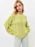 Casual Hollow Out Sweater Women