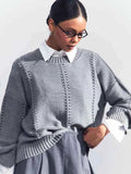 Casual Hollow Out Sweater Women
