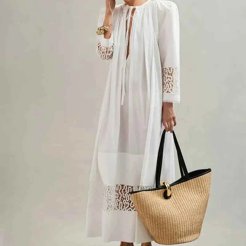 Casual Large Capacity Grass Weaving Golden Buckle Straw Woven Bag