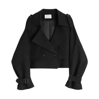 Casual Loose Thin Tooling Short Jacket Women