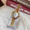 Casual Retro Bracelet Quartz Women’s Watch - Gold - electronic accessories