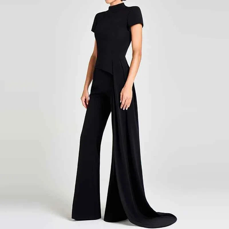 Casual Short Sleeve Pullover & Long Pant Women Set