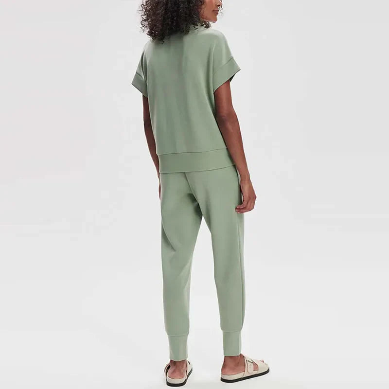 Casual Suit High Waist Set