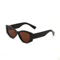 Cat Eye Shape Women Sunglasses - Black Tea