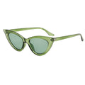 Cat Eye Sunglasses Women - GreenGreen / free cloth
