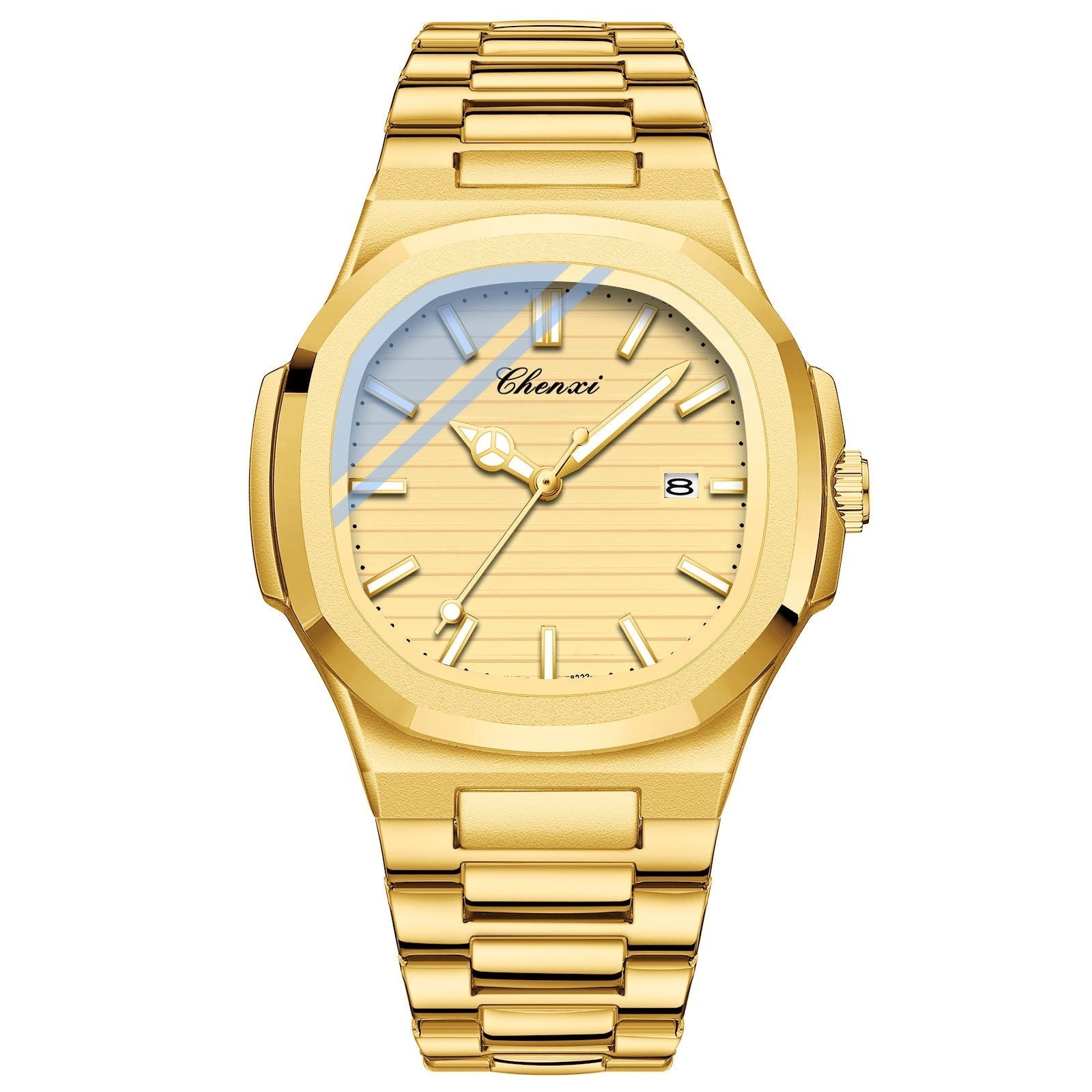 Chenxi Steel Watch Couple Luminous Waterproof Simple Fashion - Norellé