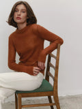 Sweater Blouse Women's Round Neck See-through - Norellé
