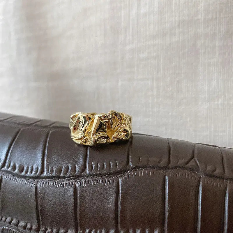 Simple And Irregular Ring Personality Ornament - Norellé