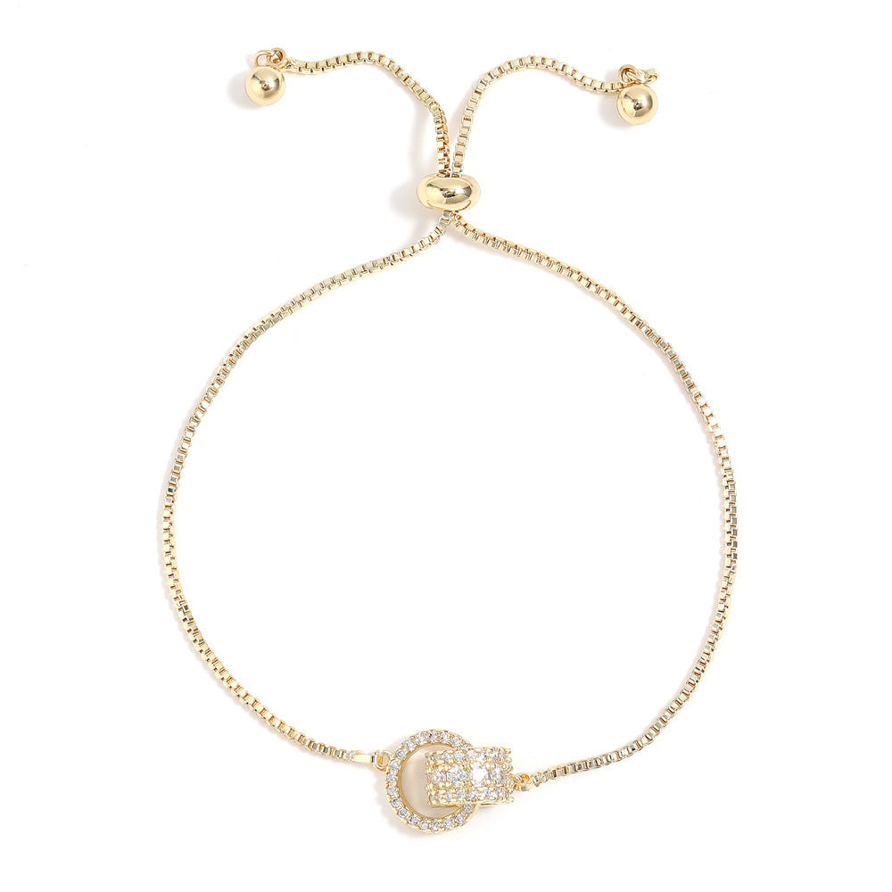 Double Ring Micro Necklace Simple Women's Fashion - Norellé
