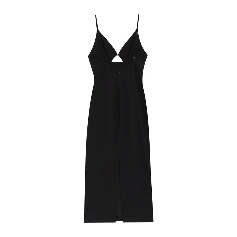 Hollow Decoration Mini Dress - Norellé