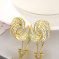 Design Sense Earrings Female Niche Zircon Ornament - Norellé