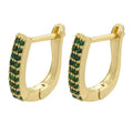 Micro-inlaid Colorful Crystals Ear Clip Horseshoe - Norellé