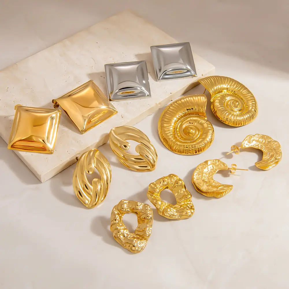 Stainless Steel High-grade Irregular Earrings