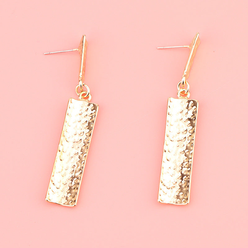 Fashion Exaggerated Irregular Earrings Simple Geometric Female Vintage Earrings - Norellé