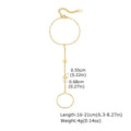 Stainless Steel Hand Support Chain Snake Chain Double Layer Twin - Norellé