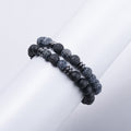 Volcanic Rock Bracelet Suit Men And Women Couple Style - Norellé