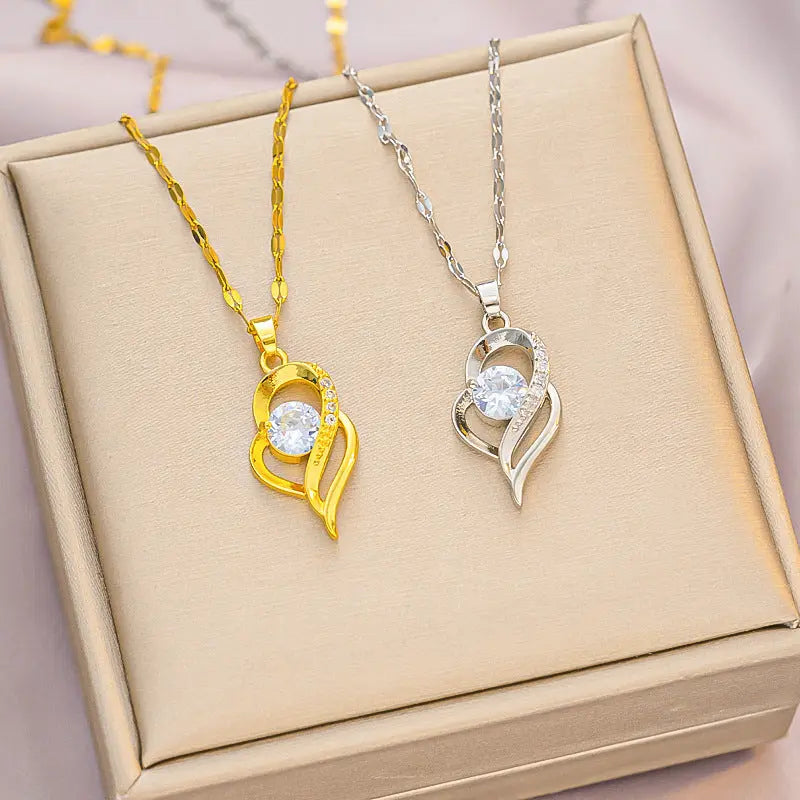 Love Heart-shaped Necklace At First Sight - Norellé